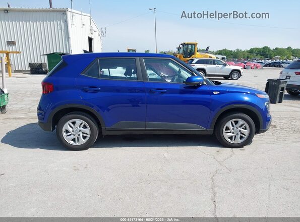 KMHRB8A34MU076064 2021 HYUNDAI VENUE Blue Widok wnętrza z tyłu