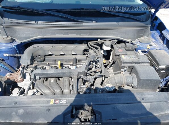 KMHRB8A34MU076064 2021 HYUNDAI VENUE Blue Widok z tyłu