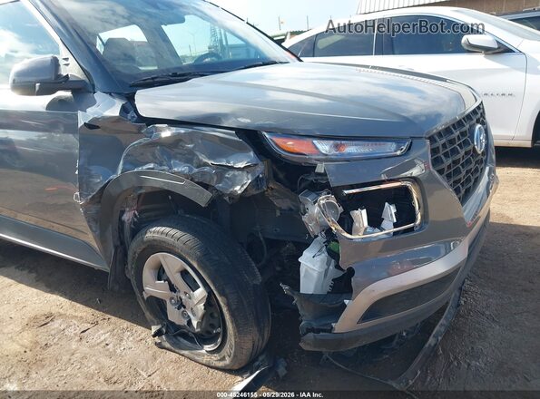 KMHRB8A38LU015671 2020 HYUNDAI VENUE Серый Вид спереди