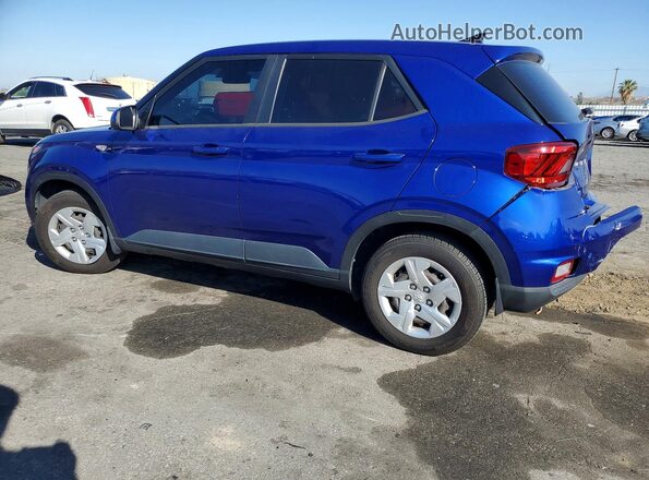 KMHRB8A38LU027268 2020 HYUNDAI VENUE Blue Trasero izquierdo