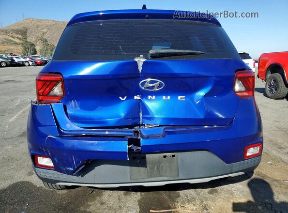 KMHRB8A38LU027268 2020 HYUNDAI VENUE Blue Vista trasera