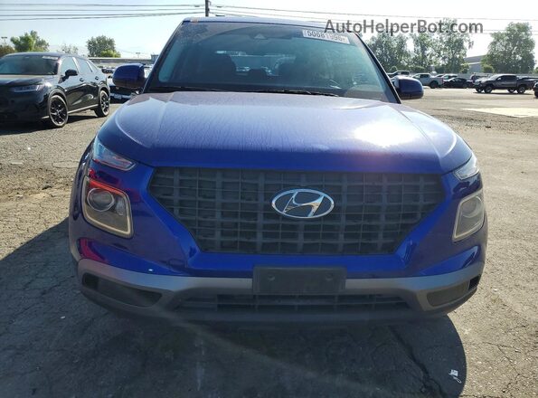 KMHRB8A38LU027268 2020 HYUNDAI VENUE Blue Vista frontal
