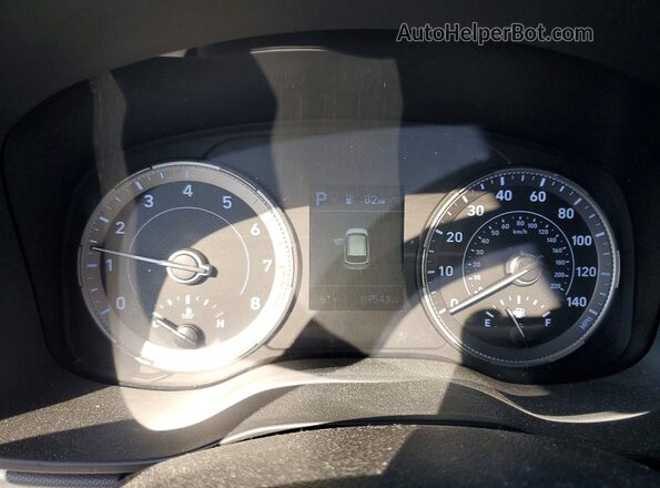 KMHRB8A38LU027268 2020 HYUNDAI VENUE Blue Vista del cuadro de instrumentos