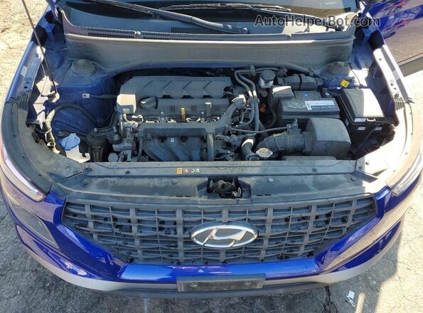 KMHRB8A38LU027268 2020 HYUNDAI VENUE Blue Vista interior trasera