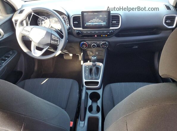 KMHRB8A38LU027268 2020 HYUNDAI VENUE Blue Vista del salpicadero