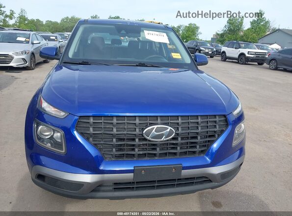 KMHRB8A3XMU067966 2021 HYUNDAI VENUE Blue ხელსაწყოთა პანელის ხედი