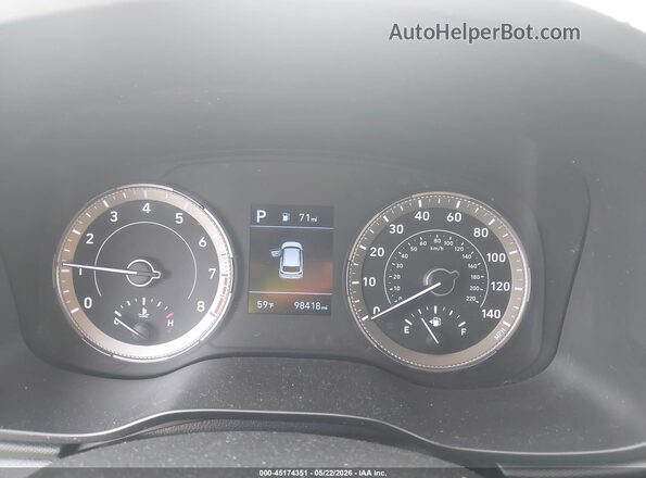 KMHRB8A3XMU067966 2021 HYUNDAI VENUE Blue უკანა სავარძლების ხედი