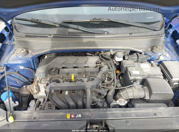 KMHRB8A3XMU067966 2021 HYUNDAI VENUE Blue უკანა ხედი