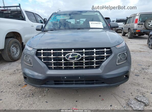 KMHRC8A30MU102107 2021 HYUNDAI VENUE Gray Սալոնի հետևի տեսք