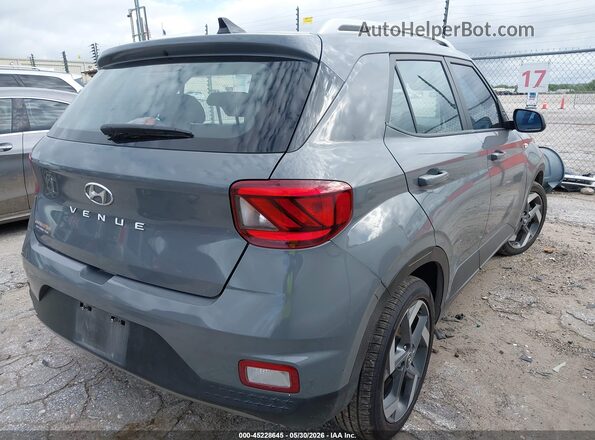 KMHRC8A30MU102107 2021 HYUNDAI VENUE Gray Հետևի աջ