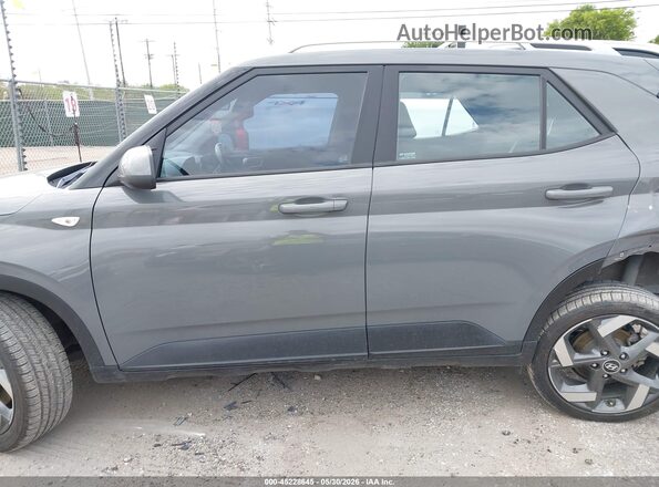 KMHRC8A30MU102107 2021 HYUNDAI VENUE Gray 