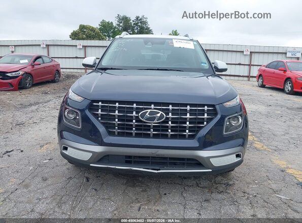 KMHRC8A30NU152796 2022 HYUNDAI VENUE Dark Blue Vista del cuadro de instrumentos