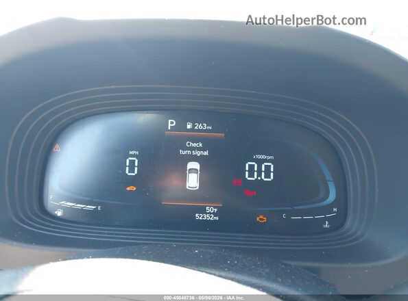 KMHRC8A30PU230965 2023 HYUNDAI VENUE Blue უკანა სავარძლების ხედი
