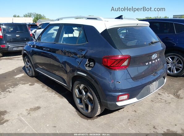 KMHRC8A31LU021700 2020 HYUNDAI VENUE Blue Հետևի ձախ
