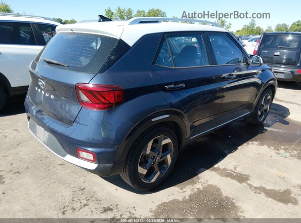 KMHRC8A31LU021700 2020 HYUNDAI VENUE Blue Հետևի աջ