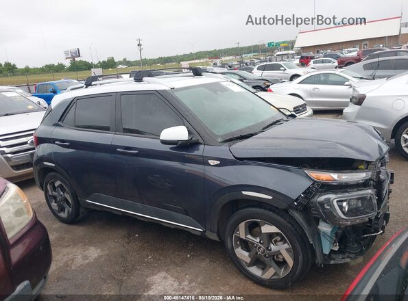 KMHRC8A31RU324131 2024 HYUNDAI VENUE Blue Widok wnętrza z tyłu
