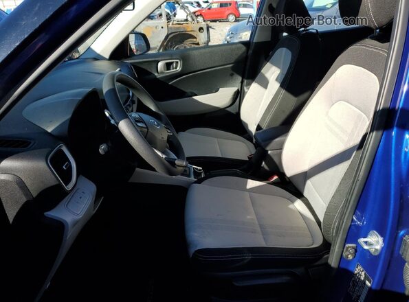 KMHRC8A32LU023052 2020 HYUNDAI VENUE Blue Vista interior delantera