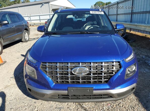 KMHRC8A32LU023052 2020 HYUNDAI VENUE Blue Vista frontal