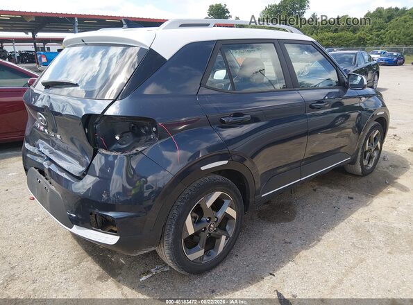 KMHRC8A33MU089448 2021 HYUNDAI VENUE Blue Задня права чверть
