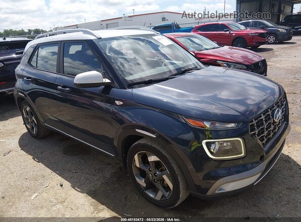 KMHRC8A33MU089448 2021 HYUNDAI VENUE Blue Панорамний вид салону 360°