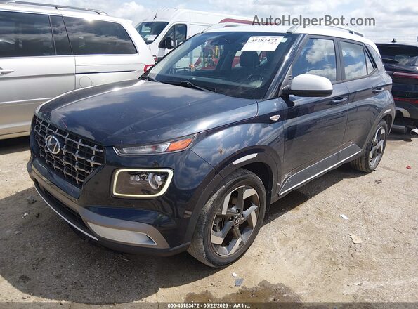 KMHRC8A33MU089448 2021 HYUNDAI VENUE Blue Передня ліва чверть