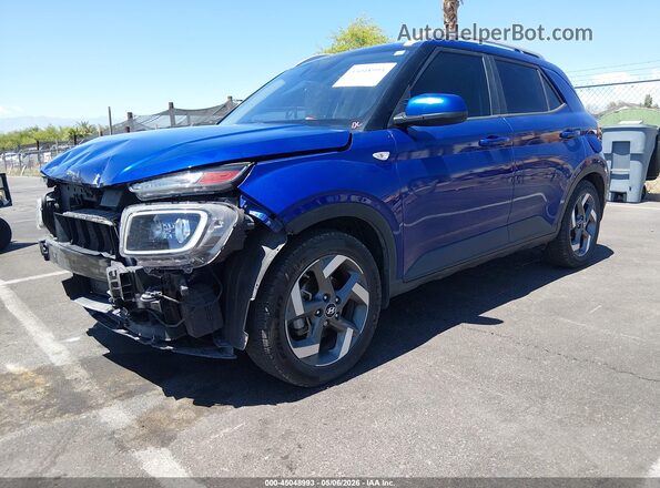 KMHRC8A34LU030195 2020 HYUNDAI VENUE Blue Przód lewy