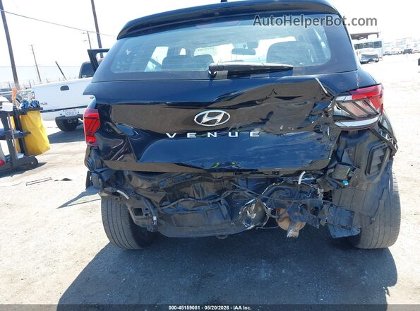 KMHRC8A34NU137671 2022 HYUNDAI VENUE Black Դիմացի տեսք