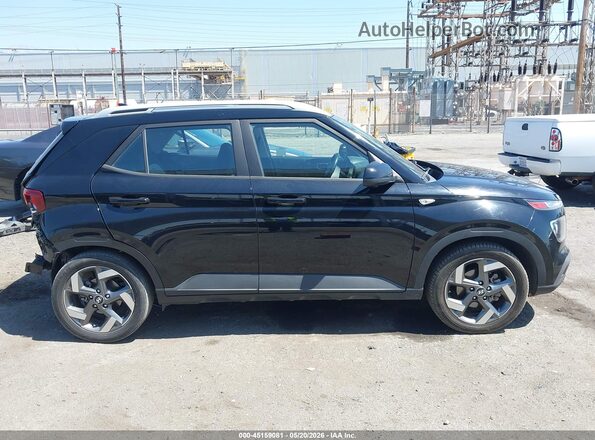 KMHRC8A34NU137671 2022 HYUNDAI VENUE Black Սալոնի 360 աստիճան տեսք