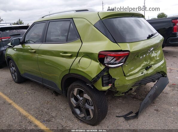 KMHRC8A34RU333549 2024 HYUNDAI VENUE Green Rear left
