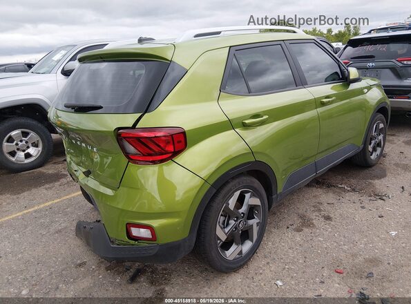 KMHRC8A34RU333549 2024 HYUNDAI VENUE Green Rear right