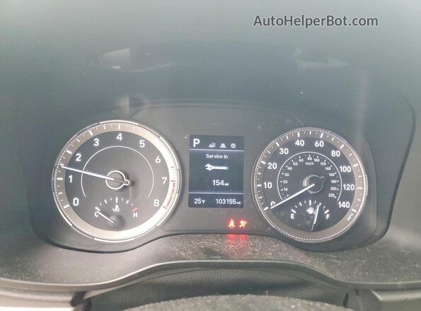 KMHRC8A35LU014717 2020 HYUNDAI VENUE White Вид щитка приладів