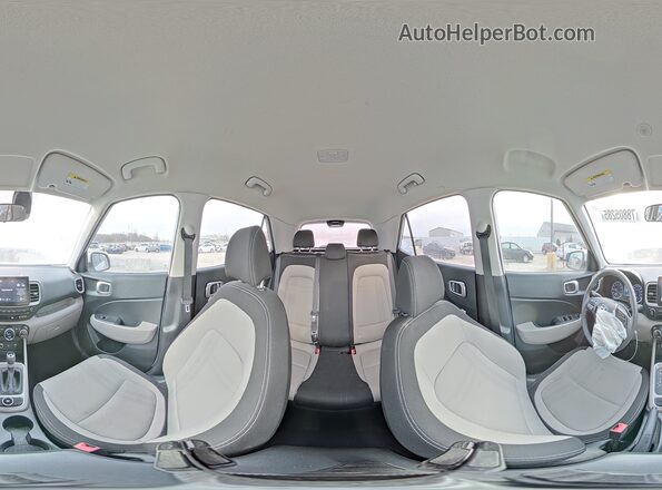 KMHRC8A35LU014717 2020 HYUNDAI VENUE White Панорамний вид салону 360°