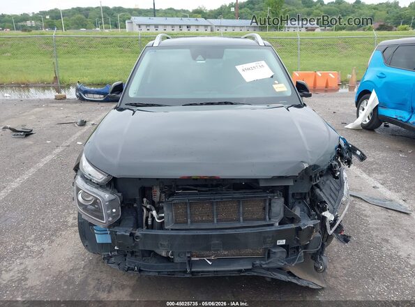 KMHRC8A35LU050293 2020 HYUNDAI VENUE Black Widok zestawu wskaźników