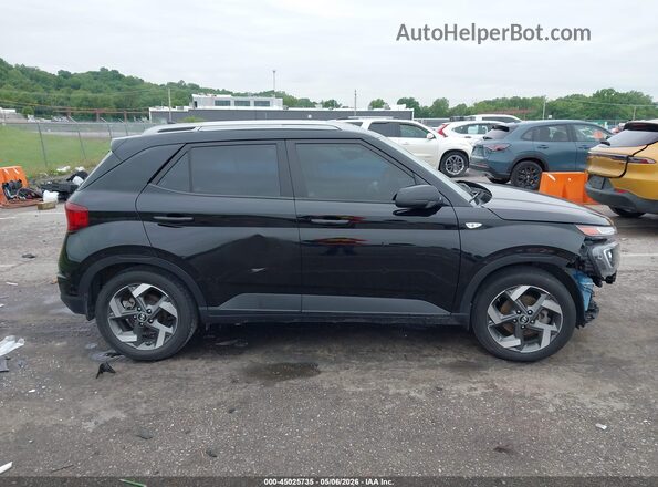 KMHRC8A35LU050293 2020 HYUNDAI VENUE Black Widok wnętrza z tyłu
