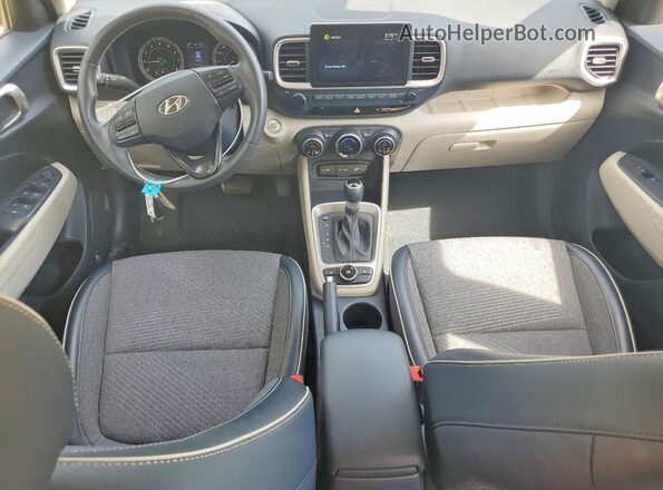 KMHRC8A35NU183171 2022 HYUNDAI VENUE Blue Vista del salpicadero