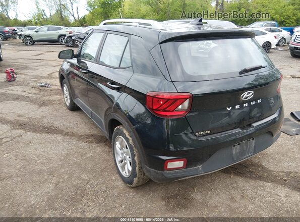 KMHRC8A36LU036807 2020 HYUNDAI VENUE Black უკანა მარცხენა