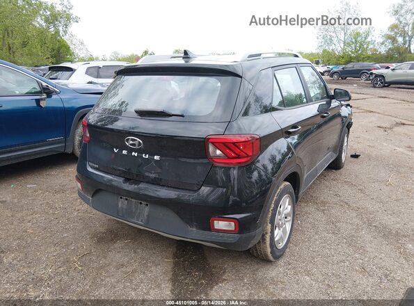 KMHRC8A36LU036807 2020 HYUNDAI VENUE Black უკანა მარჯვენა