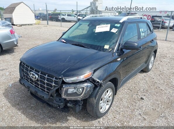 KMHRC8A37LU029767 2020 HYUNDAI VENUE Black Przód lewy