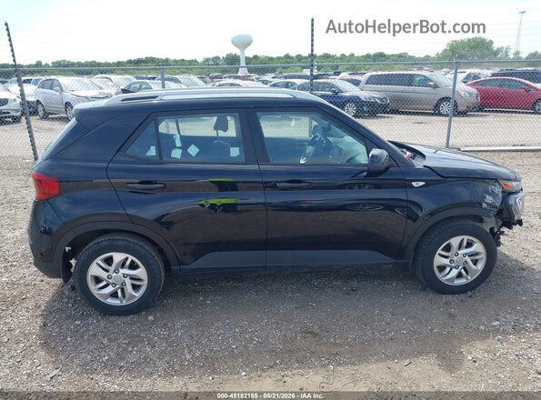 KMHRC8A37LU029767 2020 HYUNDAI VENUE Black Widok wnętrza z tyłu
