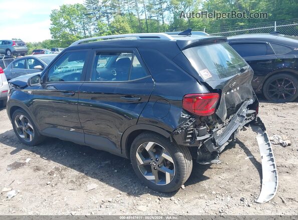 KMHRC8A37MU097472 2021 HYUNDAI VENUE Black Tył lewy