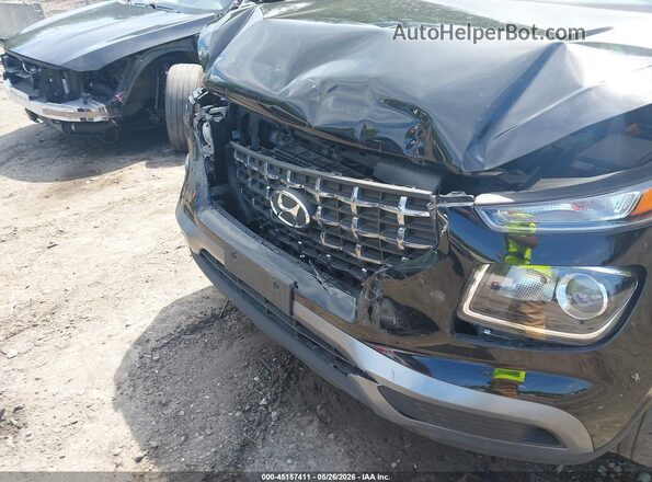 KMHRC8A37MU097472 2021 HYUNDAI VENUE Black Widok wnętrza z przodu