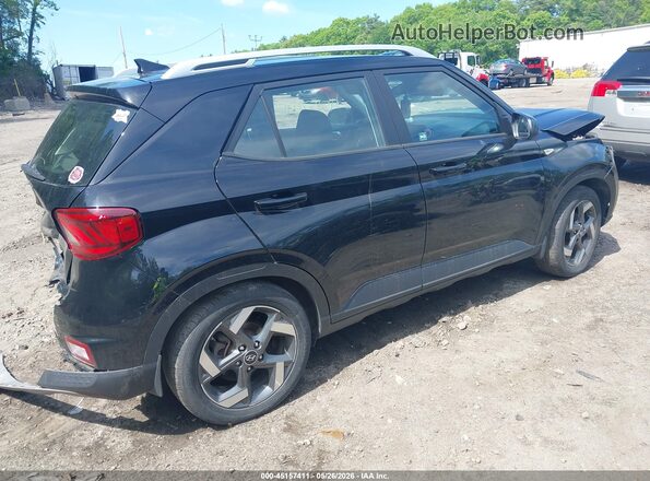 KMHRC8A37MU097472 2021 HYUNDAI VENUE Black Tył prawy