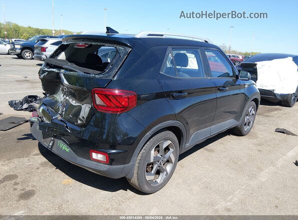 KMHRC8A37MU127909 2021 HYUNDAI VENUE Black Rear right