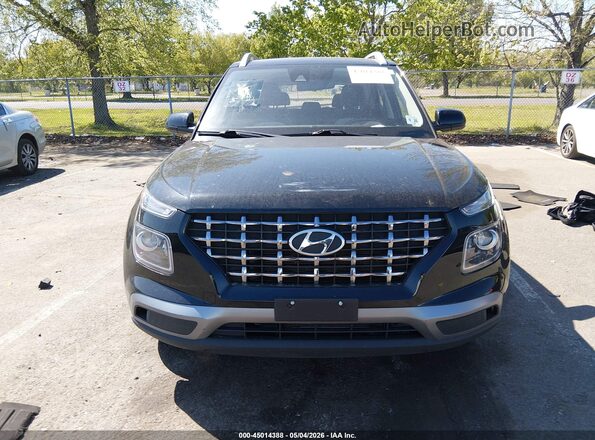 KMHRC8A37MU127909 2021 HYUNDAI VENUE Black Instrument cluster view