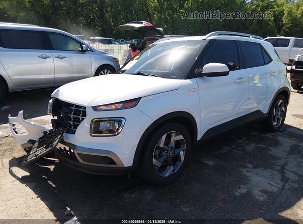 KMHRC8A37MU129546 2021 HYUNDAI VENUE Белый Передняя левая четверть