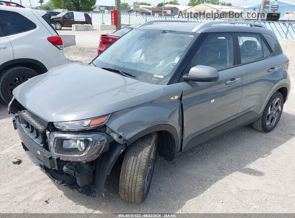 KMHRC8A37PU218683 2023 HYUNDAI VENUE Gray Передня ліва чверть