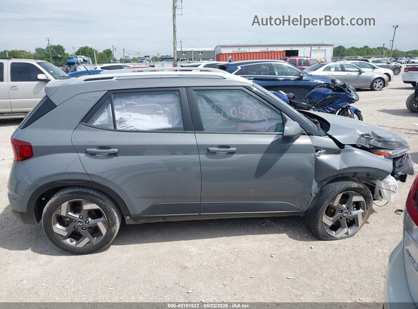 KMHRC8A37PU218683 2023 HYUNDAI VENUE Gray Вид задньої частини салону