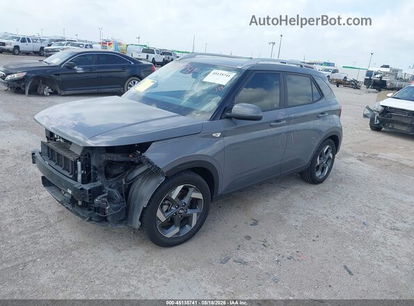 KMHRC8A38LU017353 2020 HYUNDAI VENUE Gray Передня ліва чверть