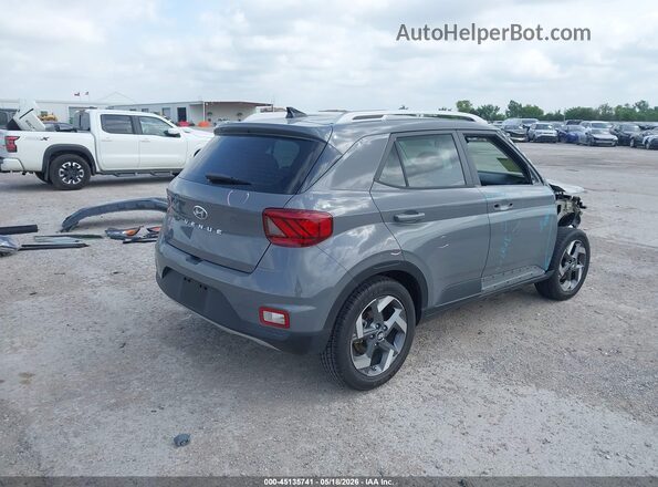KMHRC8A38LU017353 2020 HYUNDAI VENUE Gray Задня права чверть