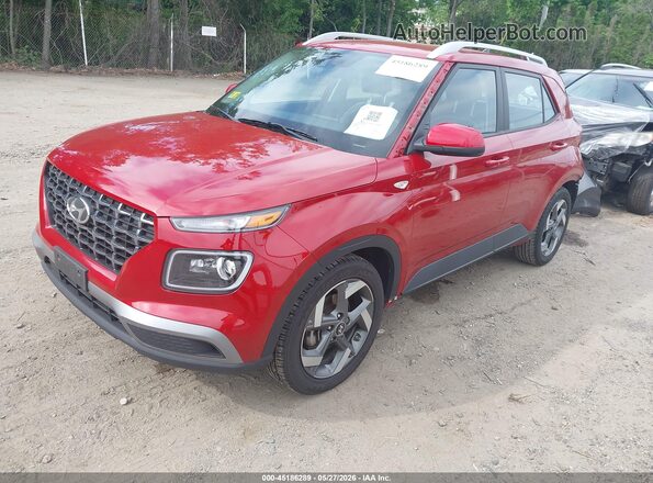 KMHRC8A38NU179907 2022 HYUNDAI VENUE Red Front left